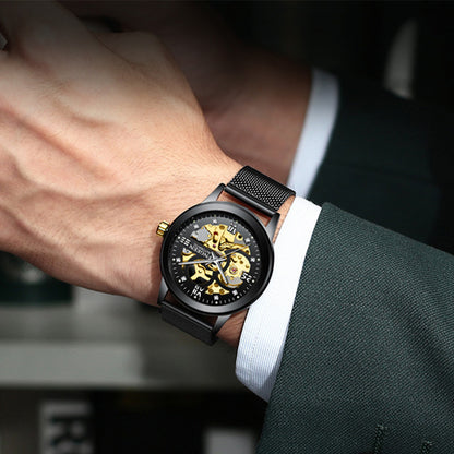 Luxury Luminous Waterproof Steel Band Mechanical Watch