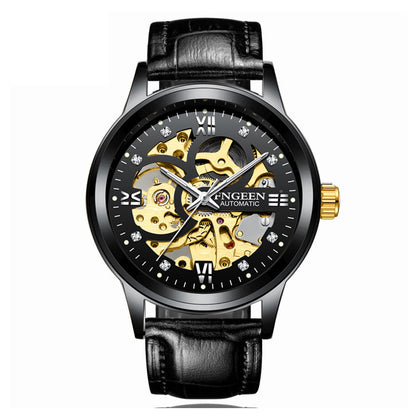 Luxury Luminous Waterproof Steel Band Mechanical Watch