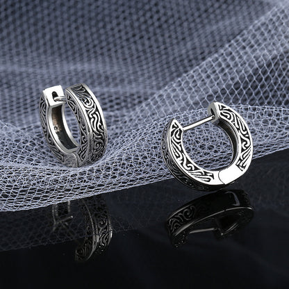 S925 Silver Vintage Geometric Earrings – Women's Jewelry